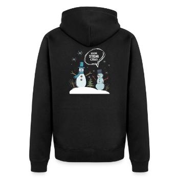 Biologie Biologistes Scientifiques - Veste à capuche bio Premium Unisexe - noir - Dos - Nico (187cm)