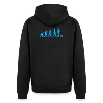 Voiture miniature à distance - Veste à capuche bio Premium Unisexe - noir - Dos - Nico (187cm)