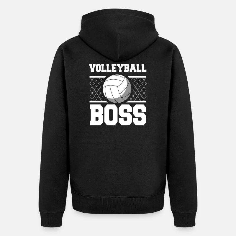 Volley-ball beach volley - Veste à capuche bio Premium Unisexe - noir