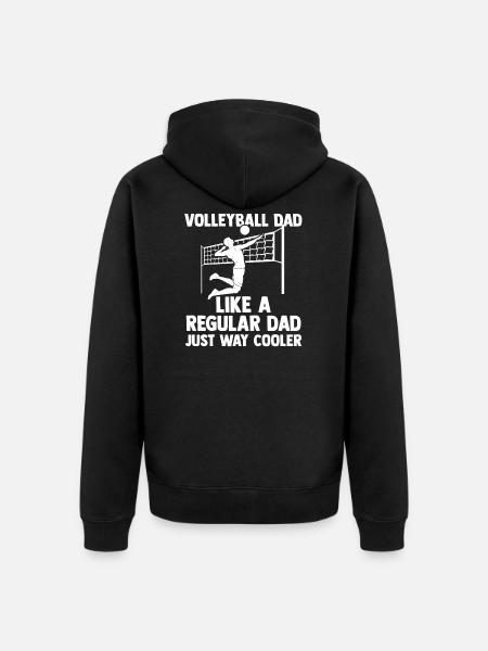 Volleyball Beach Volleyball - Unisex Premium Organic Zip Hoodie - black