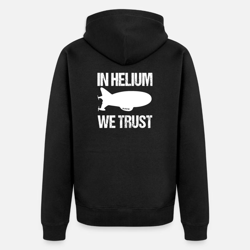 Zeppelin Helium Cadeau - Veste à capuche bio Premium Unisexe - noir