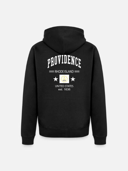 Providence - Veste à capuche bio Premium Unisexe - noir