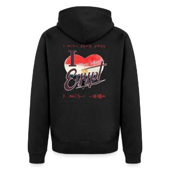 J’adore Egypte Gift Diving Marsa Alam - Veste à capuche bio Premium Unisexe - noir - Dos - Nico (187cm)