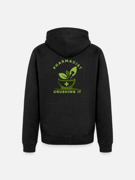 Pharmacy Pharmacist - Unisex Premium Organic Zip Hoodie - black