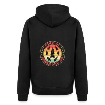 Arrowhead Fer de lance Arrowhead Papa - Veste à capuche bio Premium Unisexe - noir - Dos - Nico (187cm)