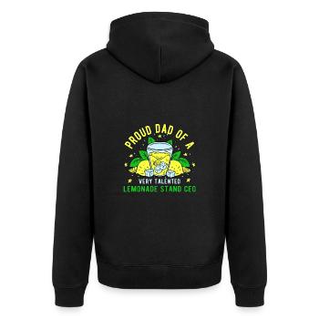 Lemonade Vendeur Lemonade Stand Père - Veste à capuche bio Premium Unisexe - noir - Dos - Nico (187cm)