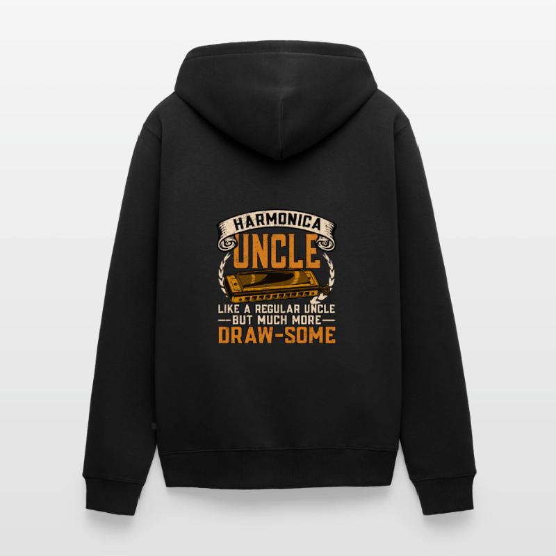 Harmonica harmonica player Unisex Premium Organic Zip Hoodie