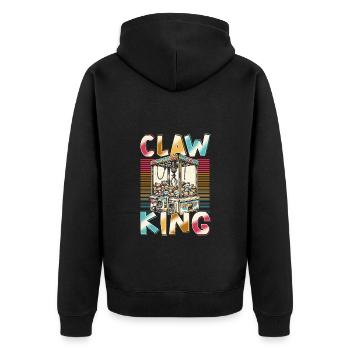 Préhenseur automatique Kraller Gripper Claw King - Veste à capuche bio Premium Unisexe - noir - Dos - Nico (187cm)