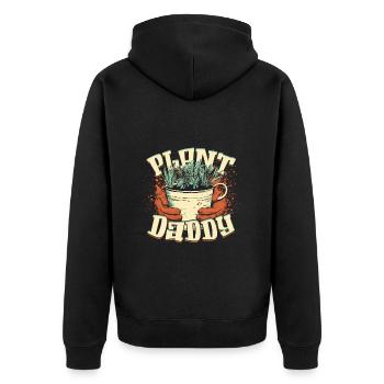 Collectionneur de plantes Plante Plant Daddy - Veste à capuche bio Premium Unisexe - noir - Dos - Nico (187cm)