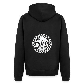 Ska Musique Trompette Swing Jazz Style de Musique - Veste à capuche bio Premium Unisexe - noir - Dos - Nico (187cm)