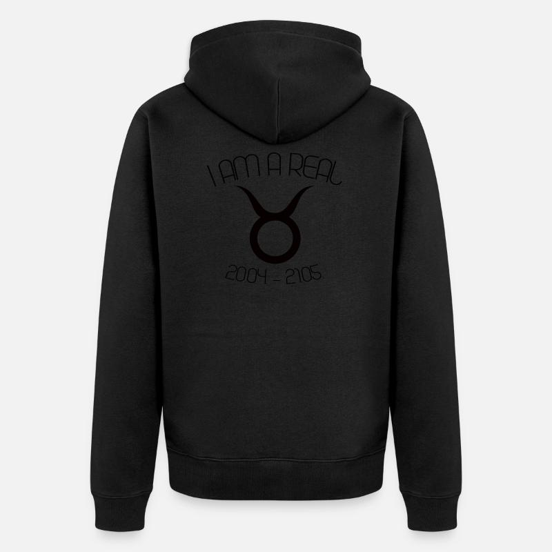 TAURUS ZODIAC - Veste à capuche bio Premium Unisexe - noir