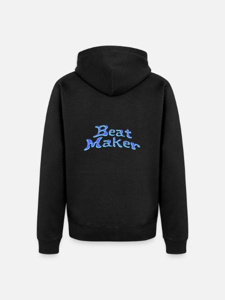 Beat Producer - Unisex Premium Organic Zip Hoodie - black