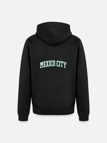Mexico City - Mexiko - Unisex Premium Organic Zip Hoodie - black