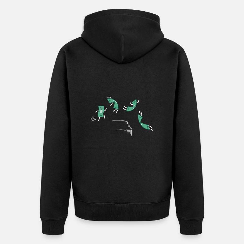 Comic Inflation - Unisex Premium Bio Zip Hoodie - Schwarz