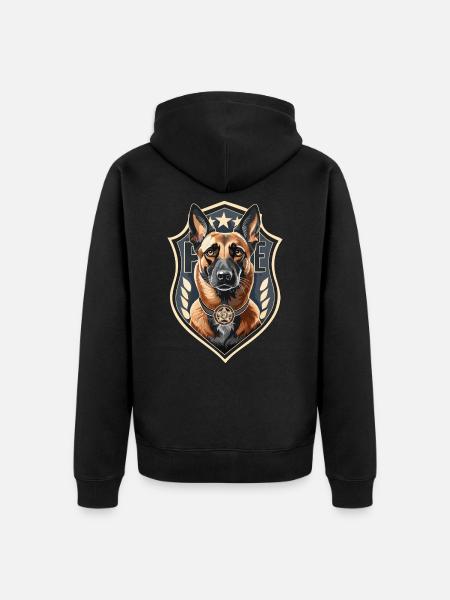 USA marshall - Unisex Premium Organic Zip Hoodie - black