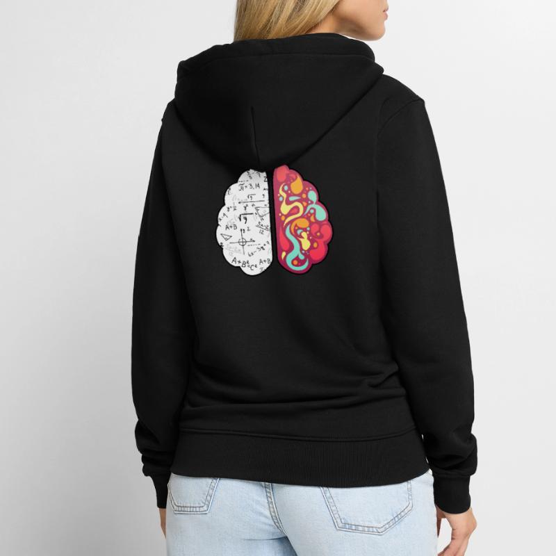 Math Lesson Mathematics Math Genius Math Brain Unisex Premium Organic Zip Hoodie