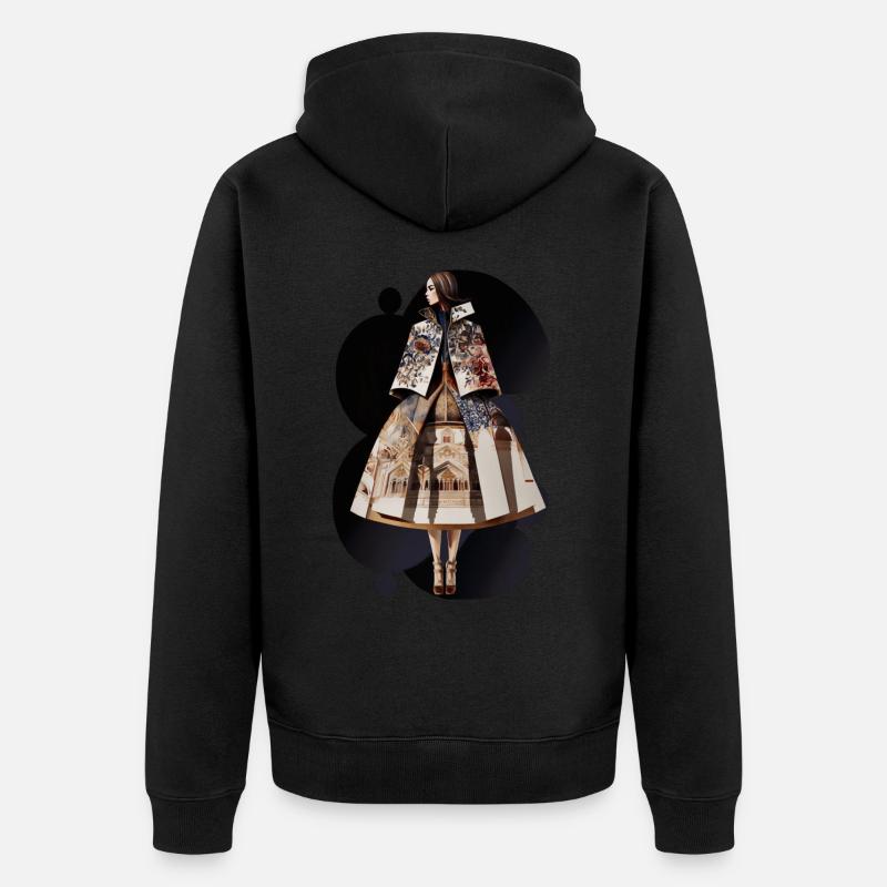 Lady Barby - Veste à capuche bio Premium Unisexe - noir