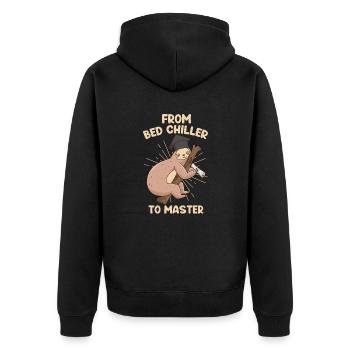 Master 2022 de Bed Chiller - Veste à capuche bio Premium Unisexe - noir - Dos - Nico (187cm)