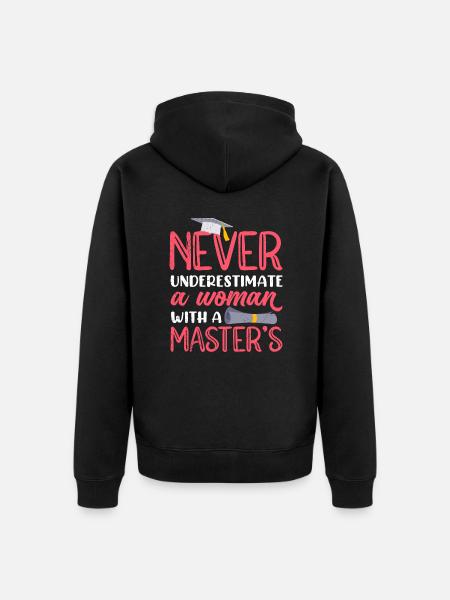 Master Mme Master 2022 - Veste à capuche bio Premium Unisexe - noir
