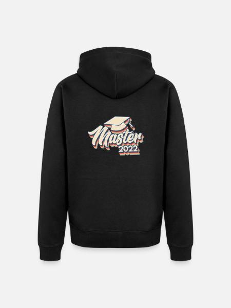 Master 2022 Master 2022 - Veste à capuche bio Premium Unisexe - noir