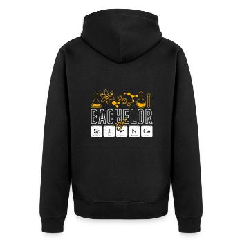 Baccalauréat ès sciences Chimiste Chimie Baccalauréat - Veste à capuche bio Premium Unisexe - noir - Dos - Nico (187cm)