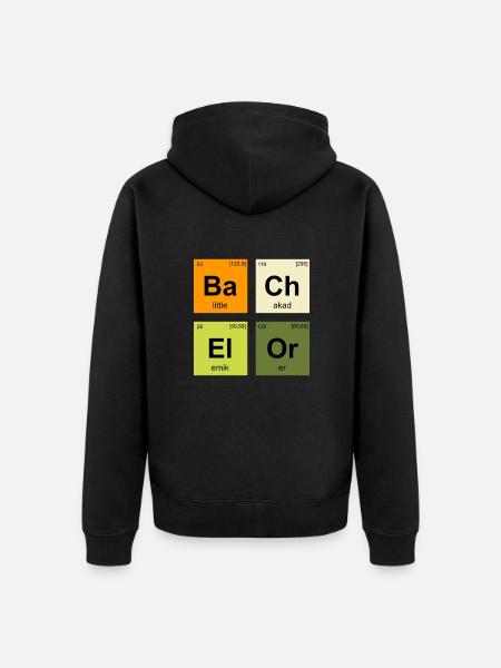 Baccalauréat Baccalauréat - Veste à capuche bio Premium Unisexe - noir