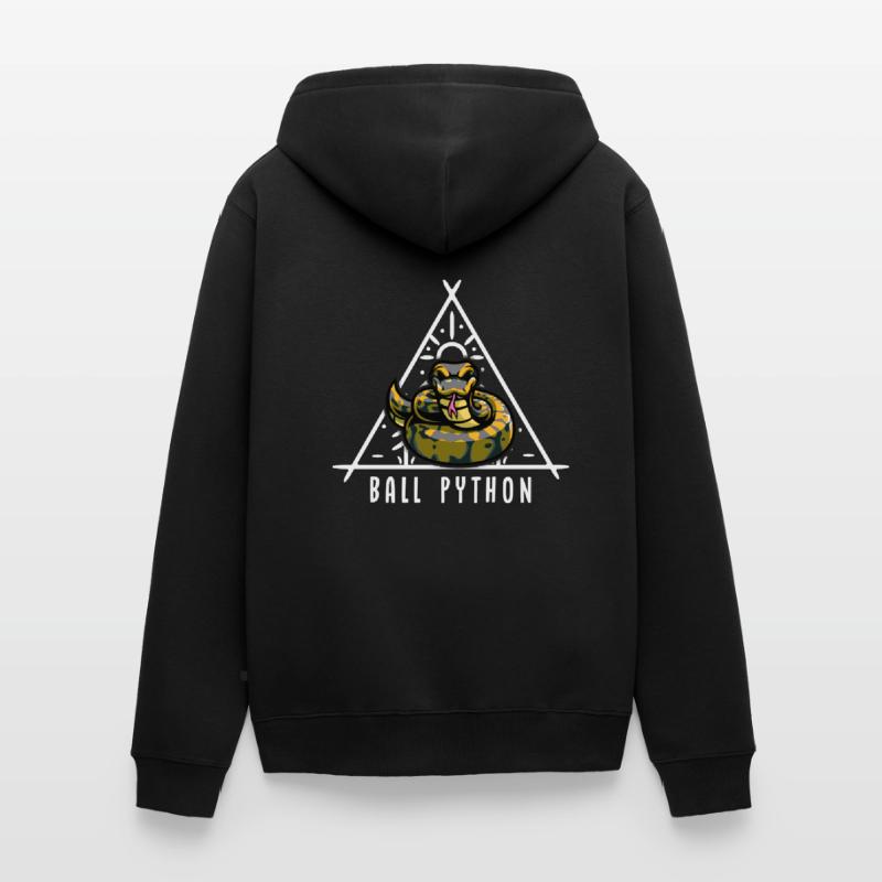 Ball Python Snake Propriétaire Mignon Pet Snake Veste à capuche bio Premium Unisexe