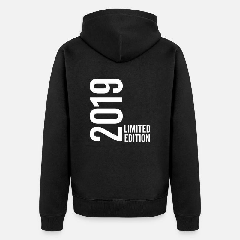 Édition limitée 2019 - Veste à capuche bio Premium Unisexe - noir