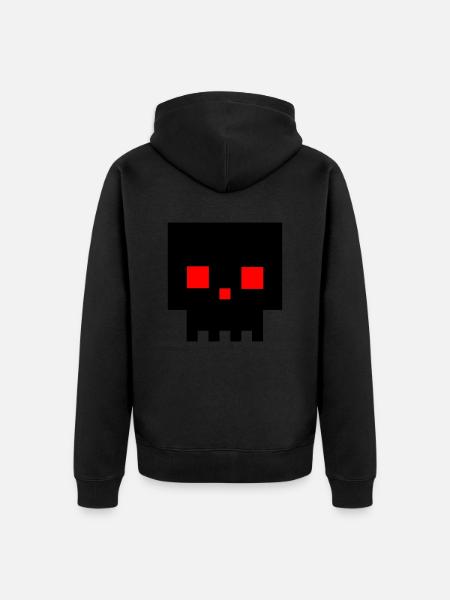 Deadhead - Unisex Premium Organic Zip Hoodie - black