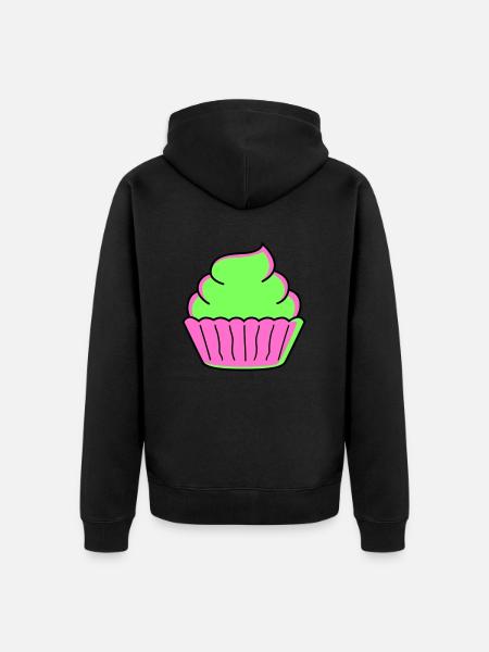 Cupcake - Veste à capuche bio Premium Unisexe - noir