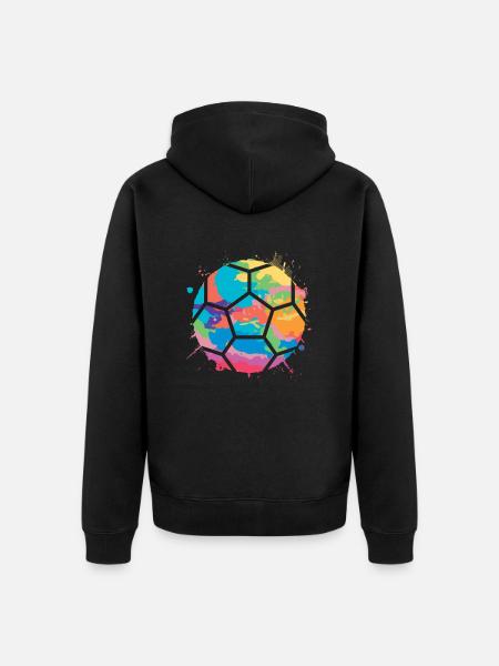 Handball Spieler Handballspieler Handballer - Premium økologisk unisex-hættejakke - sort