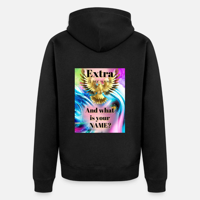 Conception EXTRA - Veste à capuche bio Premium Unisexe - noir