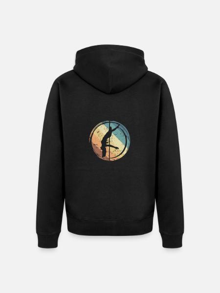 Pole Dance Graceful Sport - Unisex Premium Organic Zip Hoodie - black