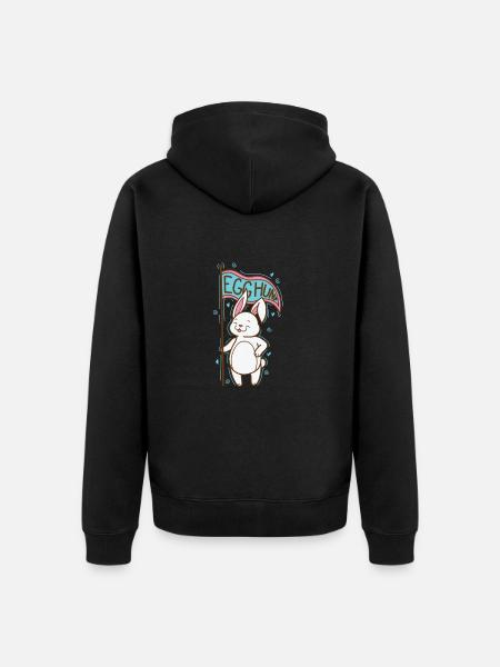 Egg Hunt Easter Easter Eggs - Unisex Premium Organic Zip Hoodie - black