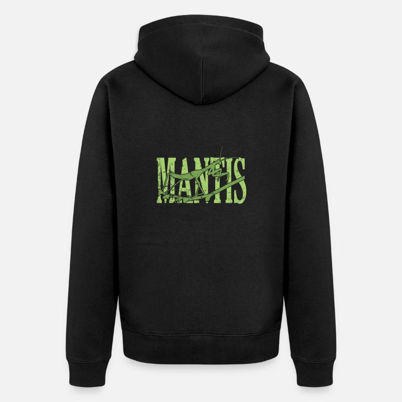 Insecte mante - Veste à capuche bio Premium Unisexe - noir