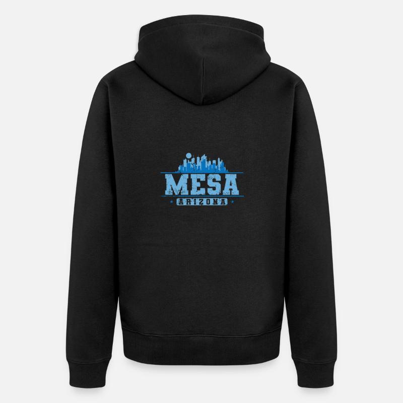 Mesa, Arizona City aux États-Unis - Veste à capuche bio Premium Unisexe - noir