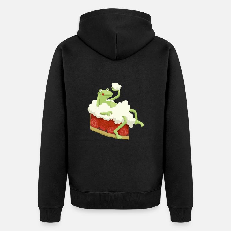 Kitchen Frog (nouveau) - Veste à capuche bio Premium Unisexe - noir