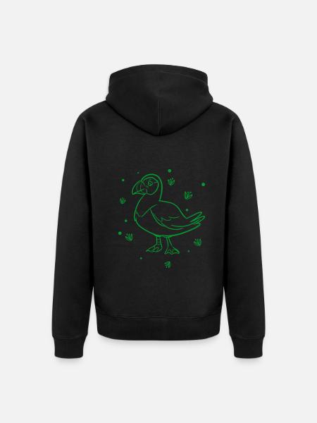 Duck - Goose Birds - Unisex Premium Organic Zip Hoodie - black