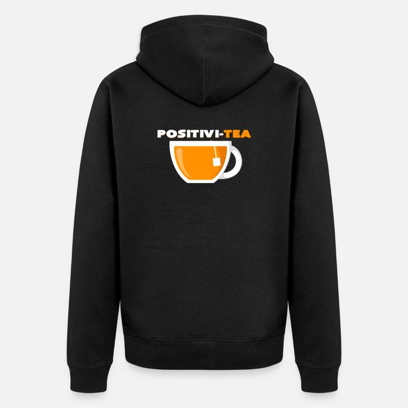 thé - Veste à capuche bio Premium Unisexe - noir