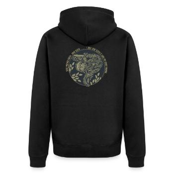 indolence - Veste à capuche bio Premium Unisexe - noir - Dos - Nico (187cm)