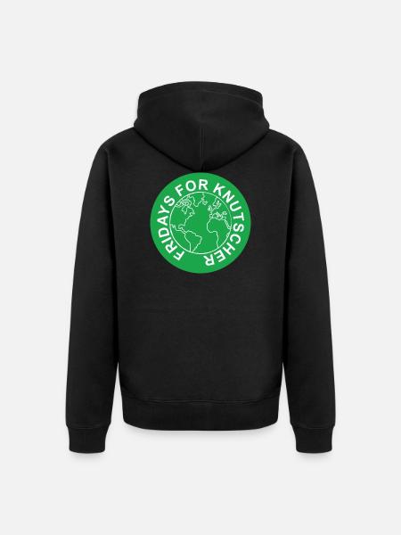 Fridays for Knutscher - Unisex Premium Bio Zip Hoodie - Schwarz