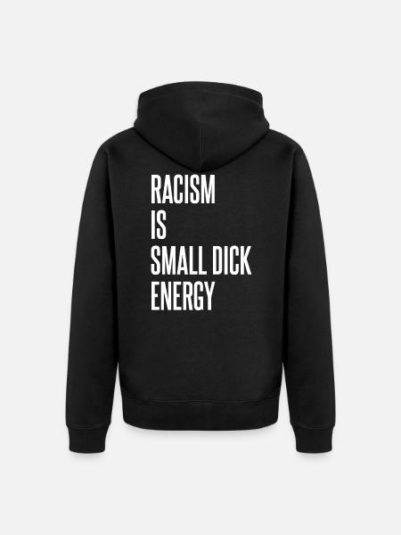 Racisme dit - Veste à capuche bio Premium Unisexe - noir