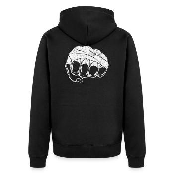 Mma Faust Mixed Martial Arts Fighter - Veste à capuche bio Premium Unisexe - noir - Dos - Nico (187cm)