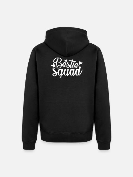 Beast squad - Unisex Premium Organic Zip Hoodie - black