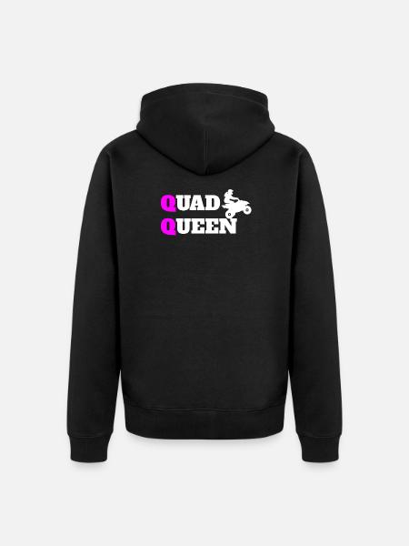 ATV Quad - Unisex Premium Bio Zip Hoodie - Schwarz
