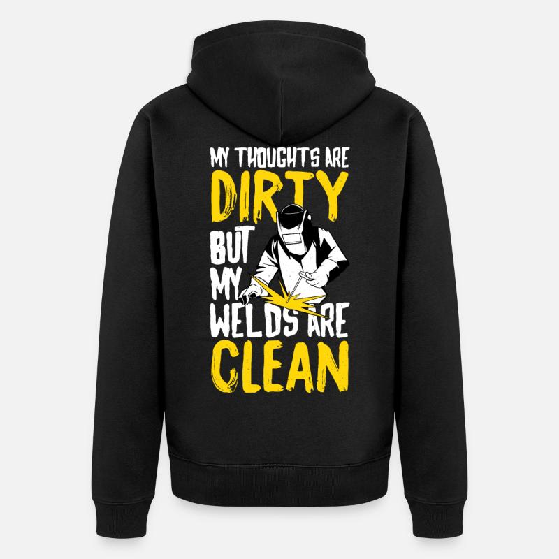 Souder plus - Veste à capuche bio Premium Unisexe - noir