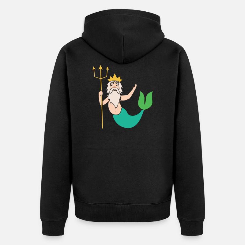 Neptune - Veste à capuche bio Premium Unisexe - noir