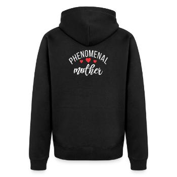 Phénoménal Mère Amazing mamans Fête des Mères - Veste à capuche bio Premium Unisexe - noir - Dos - Nico (187cm)