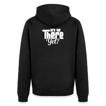 Are We There Yet Toddler Kids Childrens Roadtrip - Veste à capuche bio Premium Unisexe - noir - Dos - Nico (187cm)