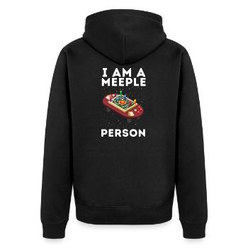 Board Game And Tabletop Board Gamer RPG Gaming - Unisex Premium Bio Zip Hoodie - Schwarz - Hinten - Nico (187cm)